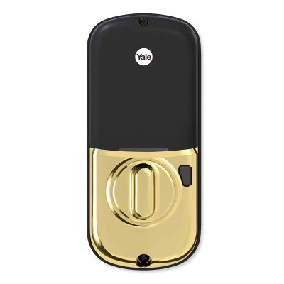 Yale Assure Lock Zigbee Push Button Deadbolt with Cox, Lifetime Brass